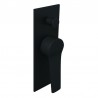 Miscelatore doccia con deviatore a incasso colore nero | KAM-KANDA NERO kamalu - 1