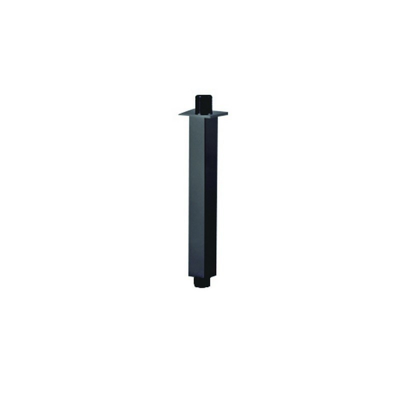 Braccio doccia a soffitto colore nero squadrato | KAM-DIANA NERO kamalu - 1
