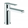 Miscelatore lavabo design minimale con finitura cromata | ELE-180L kamalu - 2