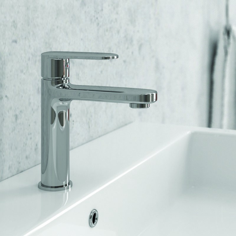 Rubinetto lavabo monocomando in ottone cromato | Lara-910L kamalu - 1