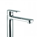 Rubinetto bagno design alto in ottone finitura cromata | Lara-910LA kamalu - 2