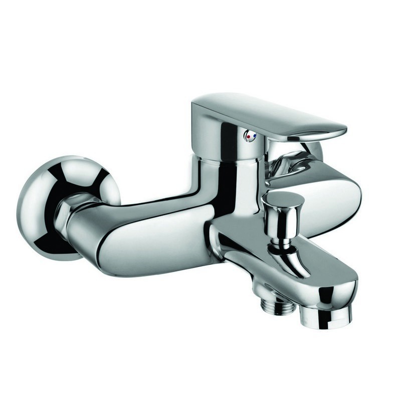Miscelatore vasca in ottone con doccetta e flessibile inox | Lara-910V kamalu - 2