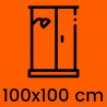 Box doccia 100x100 - Cristallo temperato | Scegli il modello su Kamalu