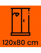 Box Doccia 80x120 cm | Scorrevole, Battente, Satinato | Kamalu
