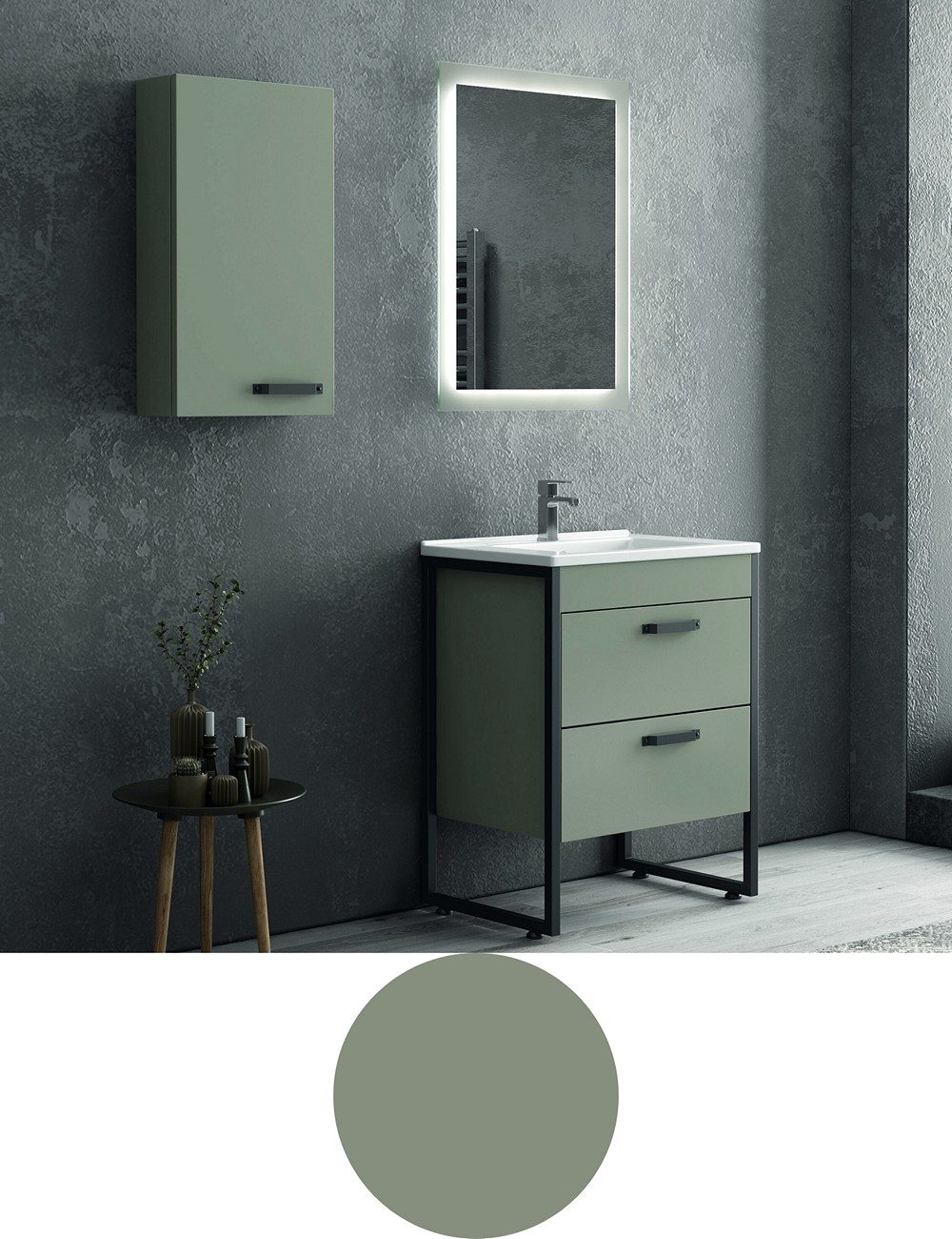 Mobili bagno colore Grigio Olio senza RAL
